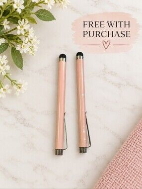 Free With Purchase 2 style pens